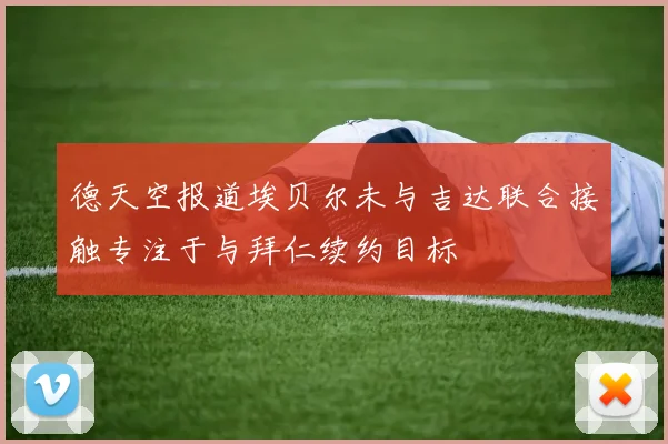 德天空报道埃贝尔未与吉达联合接触专注于与拜仁续约目标